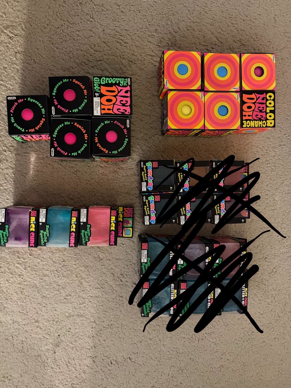 NeeDoh Color Change & Squeeze Balls Set - Multicolor
